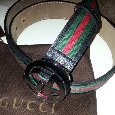 mens gucci belt red and green|gucci belt reversible men.